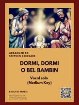 Dormi, Dormi, O Bel Bambin Vocal Solo & Collections sheet music cover